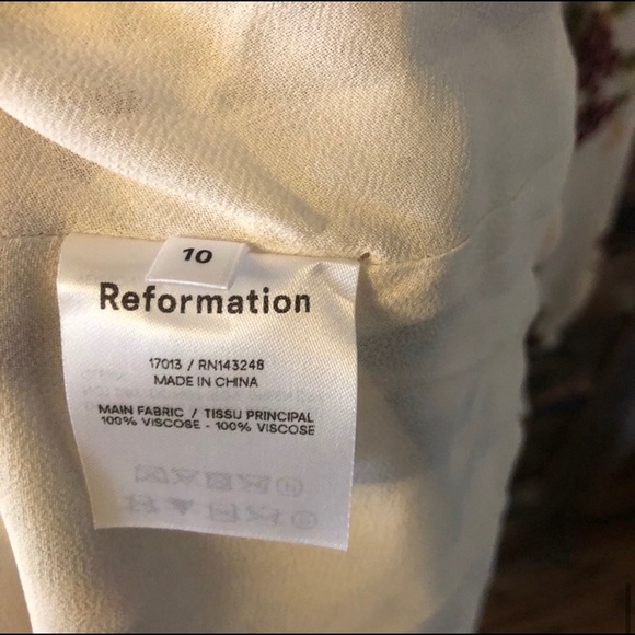 NWT Reformation Kellie Grapevine Maxi Dress 10 - Picture 5 of 6